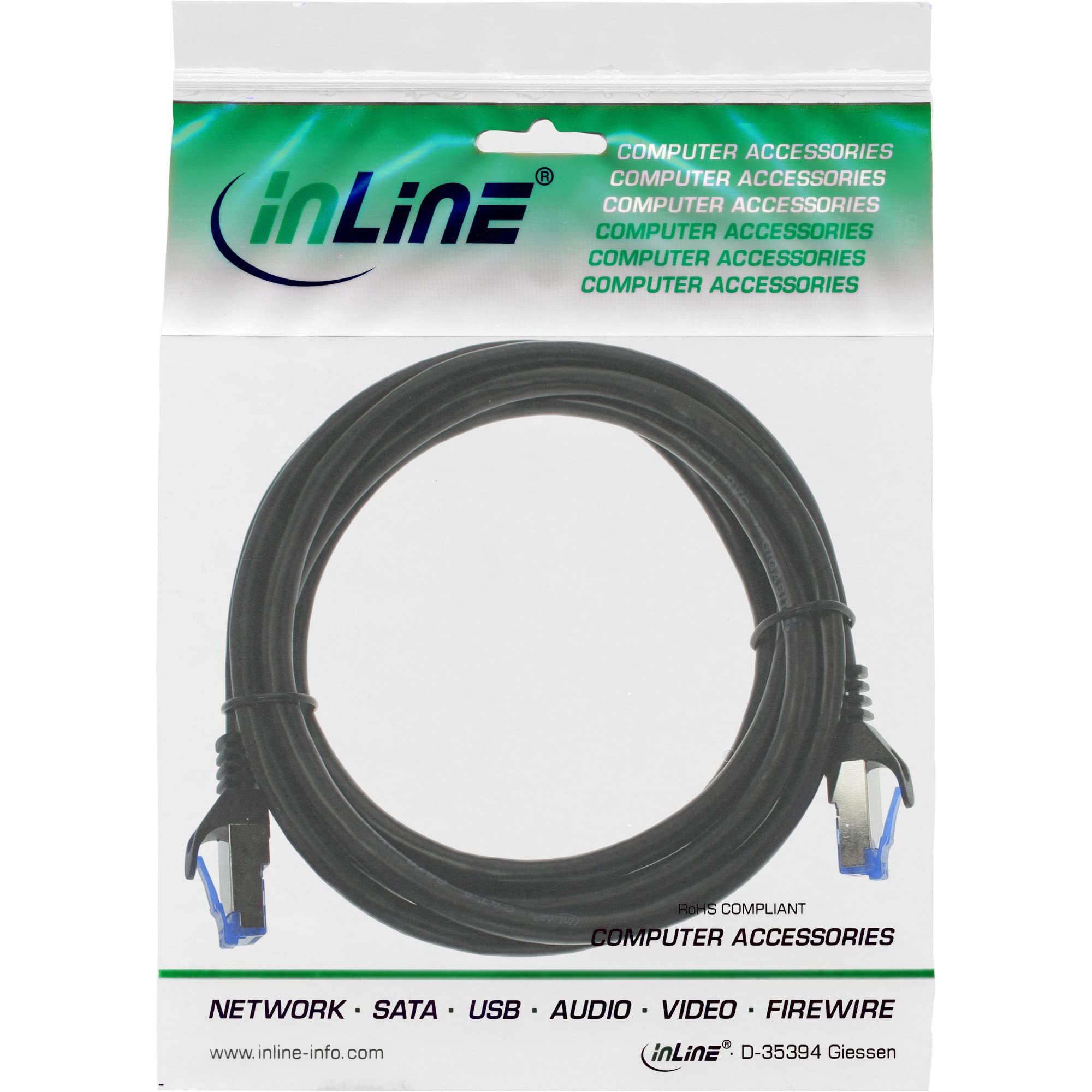 Lindy 47132 Câble De Réseau Gris 1 M Cat6a S/FTP (S-STP) Câble Réseau Gris Cat.6A S/FTP LSZH, 1m (47132) Prix Maroc