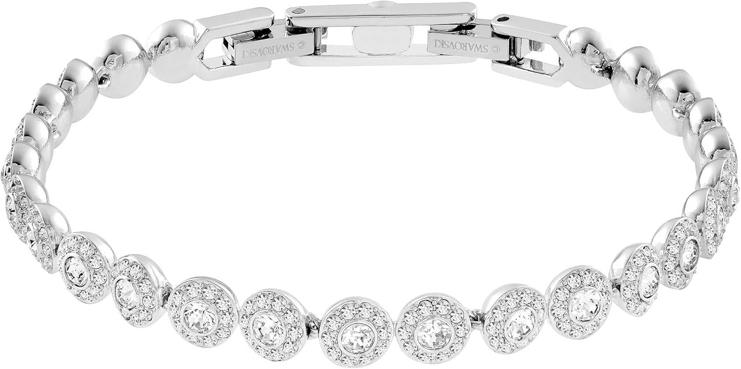 Swarovski Una Angelic Bracelet with White Crystals on a Rhodium Plated Setting Swarovski Una Angelic Bracelet with White Crystals on a Rhodium Plated Setting