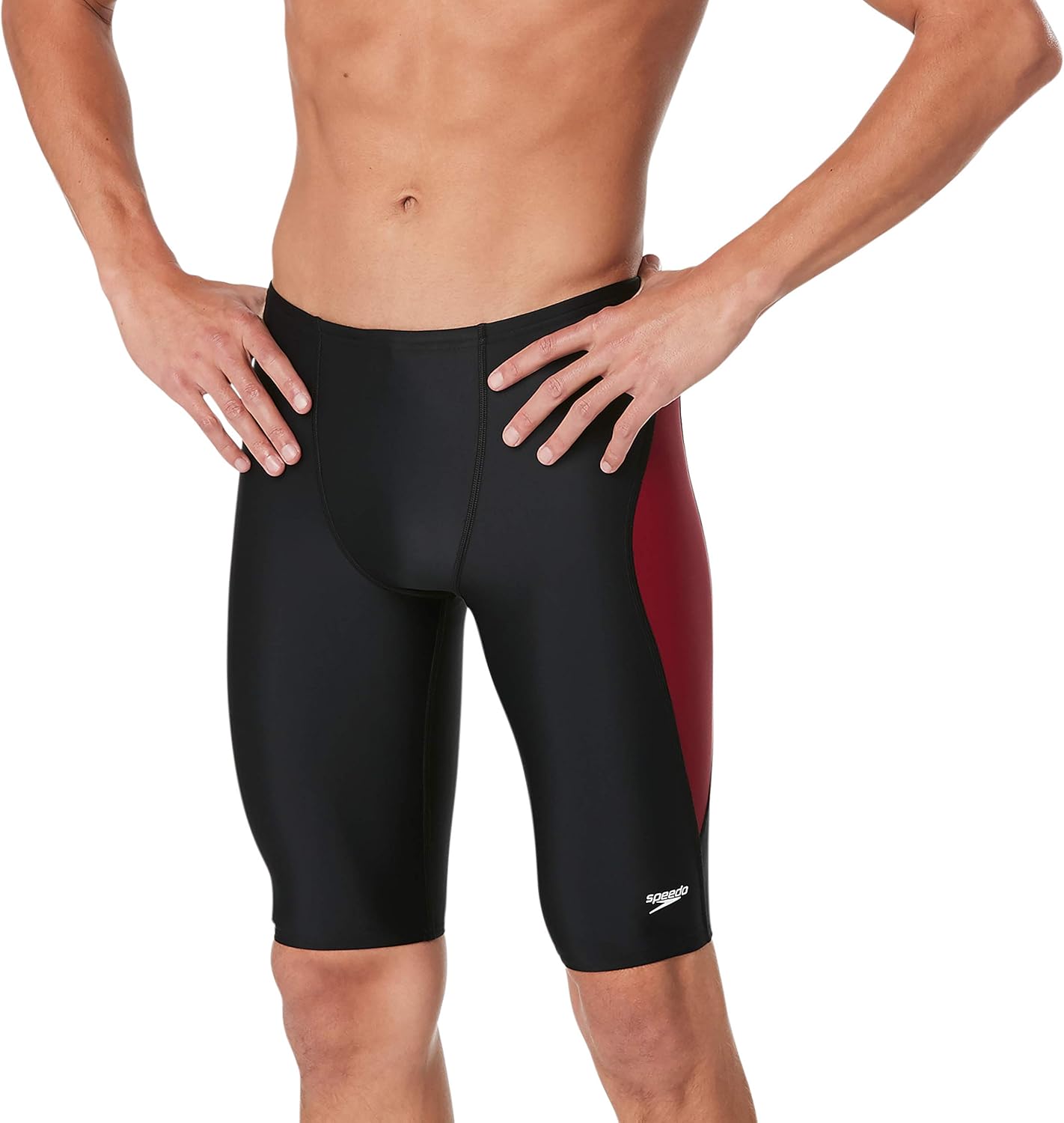 Speedo Mens Swimsuit Jammer Powerflex Eco Revolve Splice Team Colors