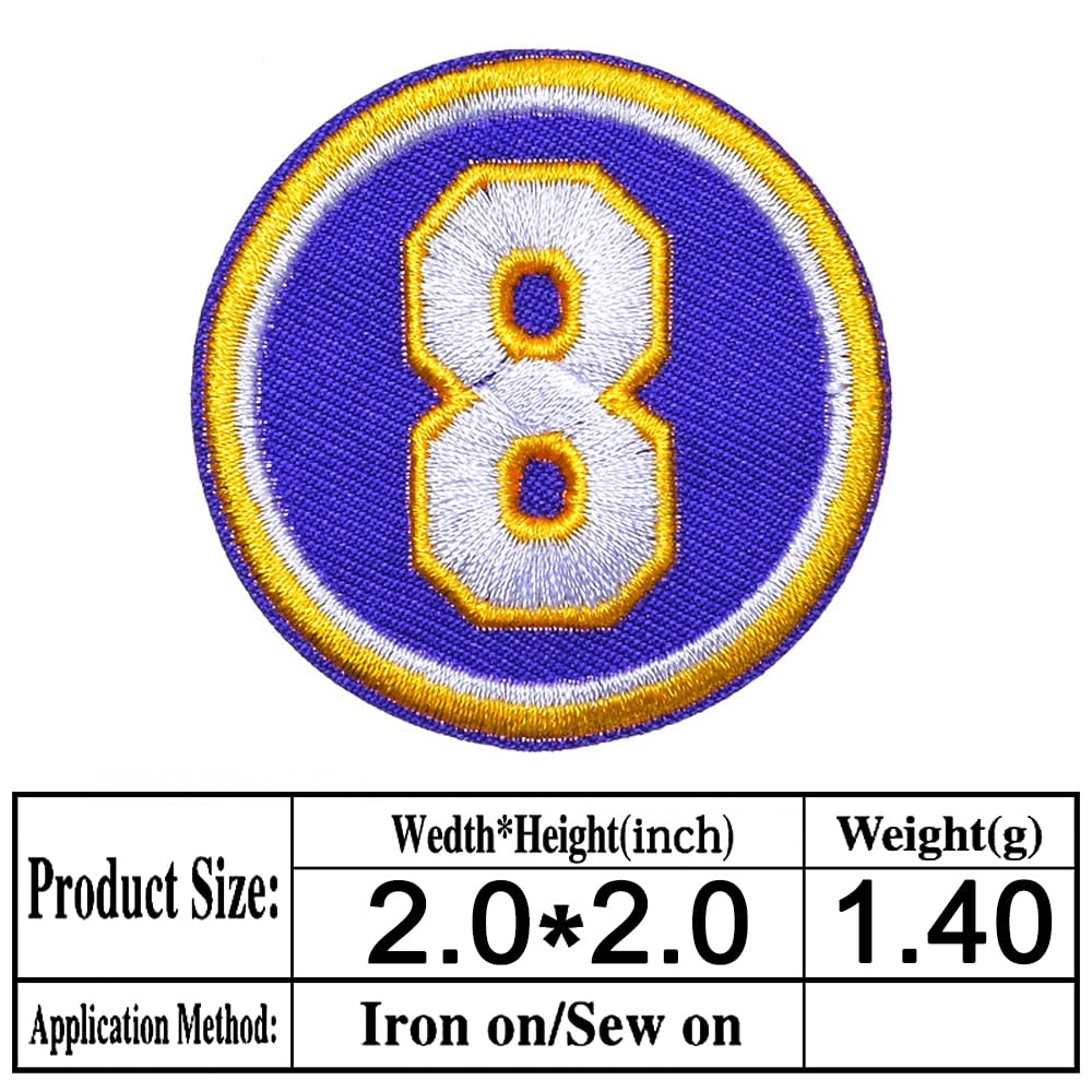 Bryant Patch Kobe Kb Logo Kobe Bryant Patch KB Gigi #2 LA Lakers