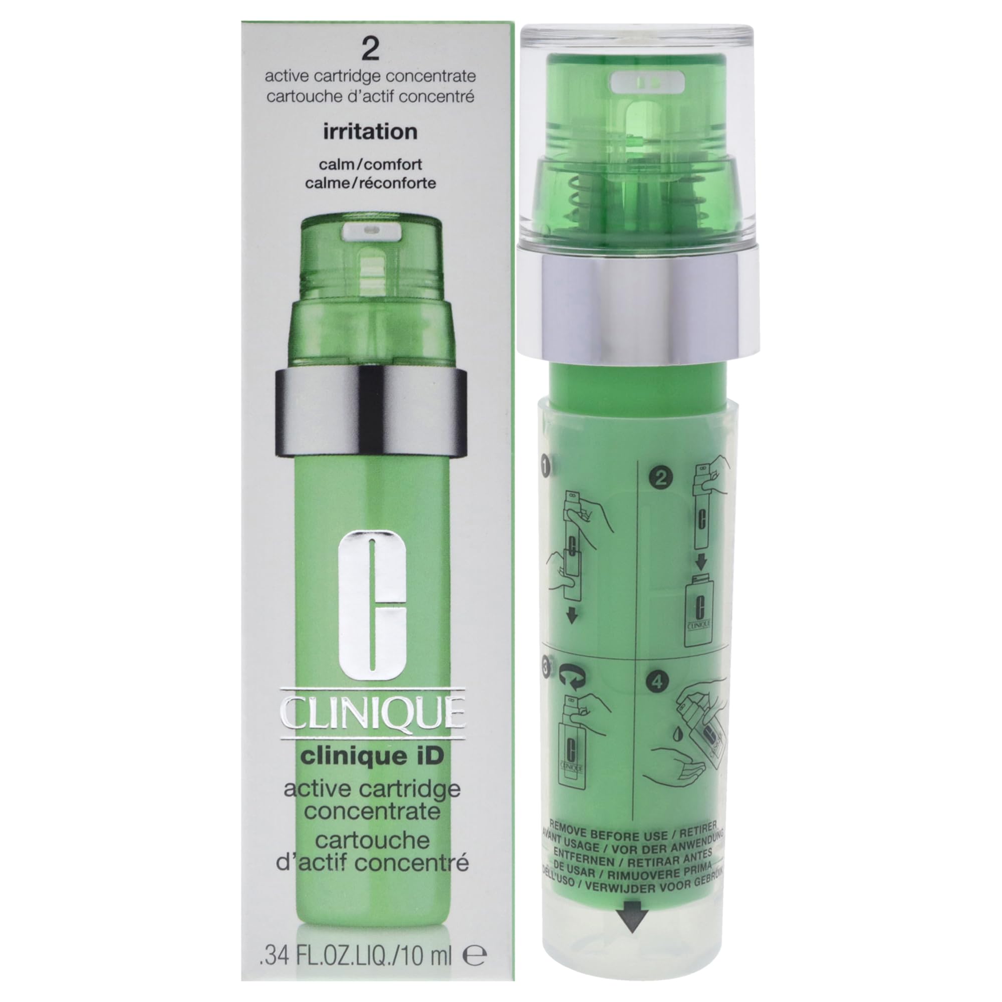 Clinique İd Aktif Kartuş Konsantresi 10 Ml Kızarık Ve Hassas Cilt 1 Paket (1 X 10 Ml)
