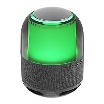 MARSGAMING MS-FLOW, Altoparlante Portatile Bluetooth 15W, Illuminazione Orbilight RGB 360°, Suono Potente Driver DeepBass da 57mm, Altoparlante Gaming Compatto Bluetooth 5.3 e MicroSD, Nero