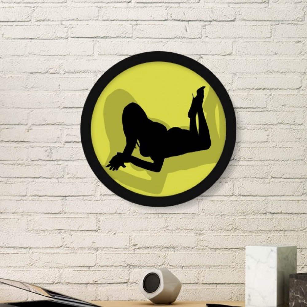 Cadre photo bois noir peinture d'art femme salon chambre DIYthinker
