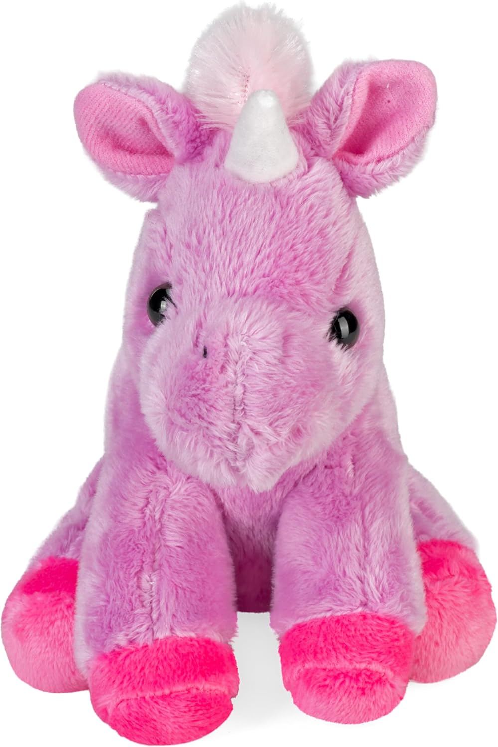 Wild Republic Pocketkins Eco Unicorn Lavender, Stuffed Animal, 5 Inches, Plush Toy, Made from Recycled Materials, Eco Friendly