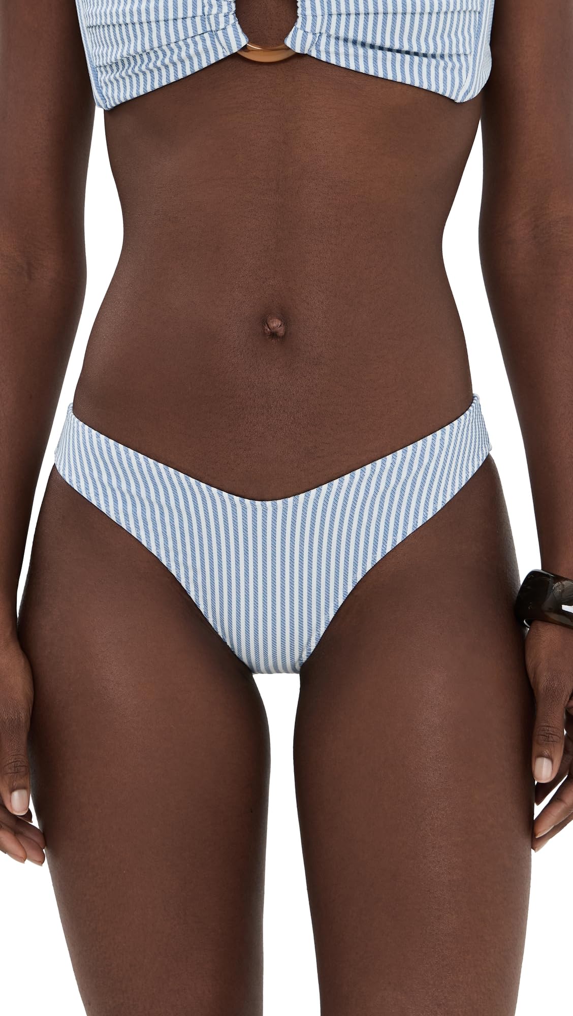 Montce Womens Lulu Zigzag Stitch Bikini Bottoms