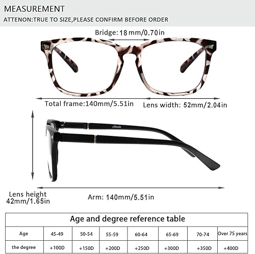 Miniatura 2 de Henotin Paquete de 4 lentes de lectura con bloqueo de luz azul para mujeres y hombres, lectores de computadora con bisagra de resorte, anteojos