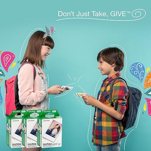 Miniatura 9 de Fujifilm Instax Mini 8,9,11,12 Kit de accesorios para cámara incluye  Fuji Instant Film 20 hojas + paquete premium de más de 60 piezas para Fujifilm