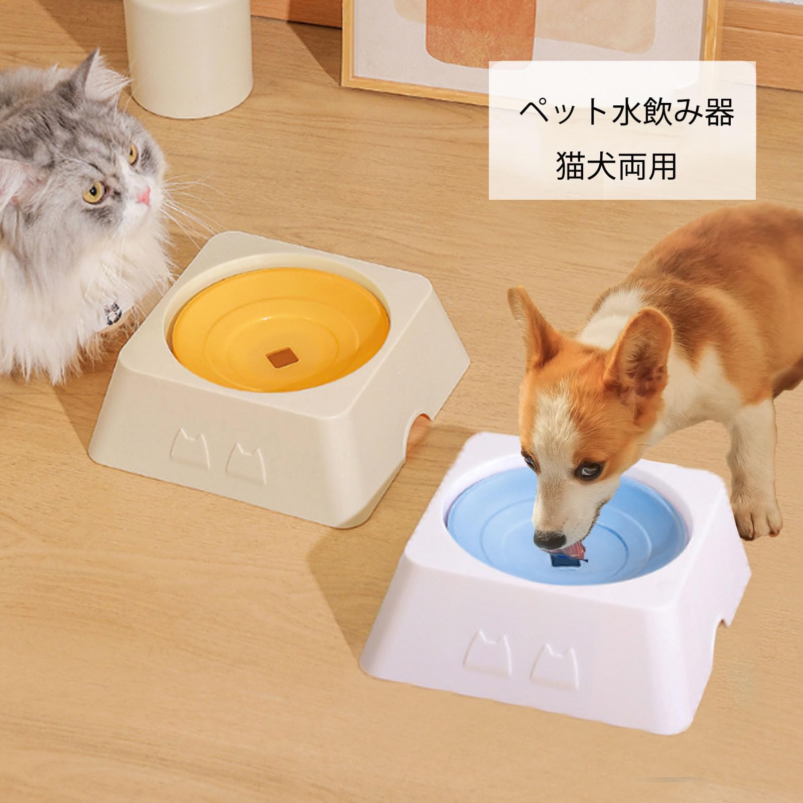 犬 猫 給水 Amazon | Covifize 水飲み器 ペット給水器 犬/猫水飲み器 大容量1L 猫