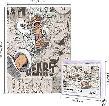 Amazon.co.jp: ワンピース ルフィ ギア5 アニメ ジグソーパズル 木製