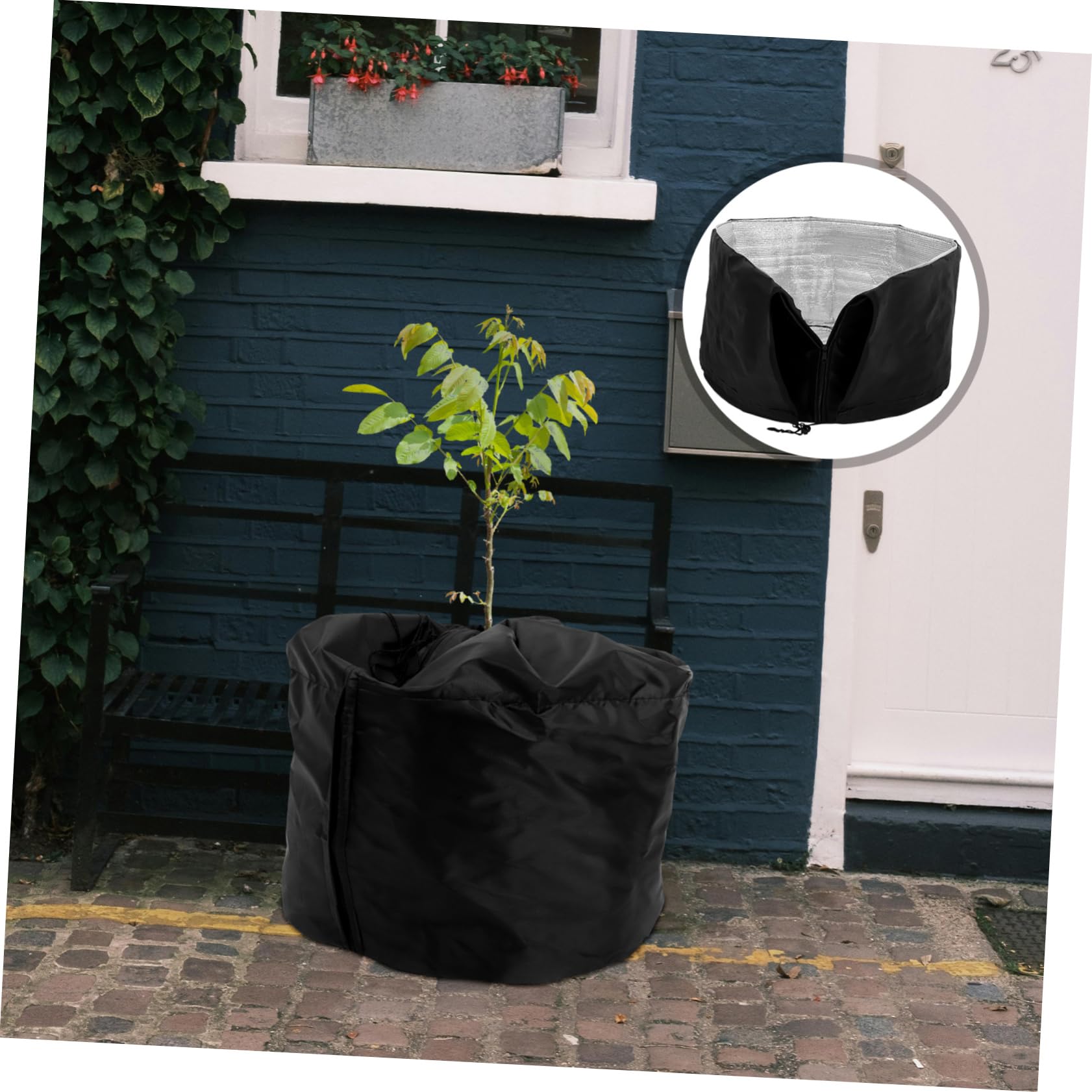 Abaodam Protezione Invernale per Piante Outdoor Oxford Fabric Copertura Antigelo per Arbusti e Piante da Giardino