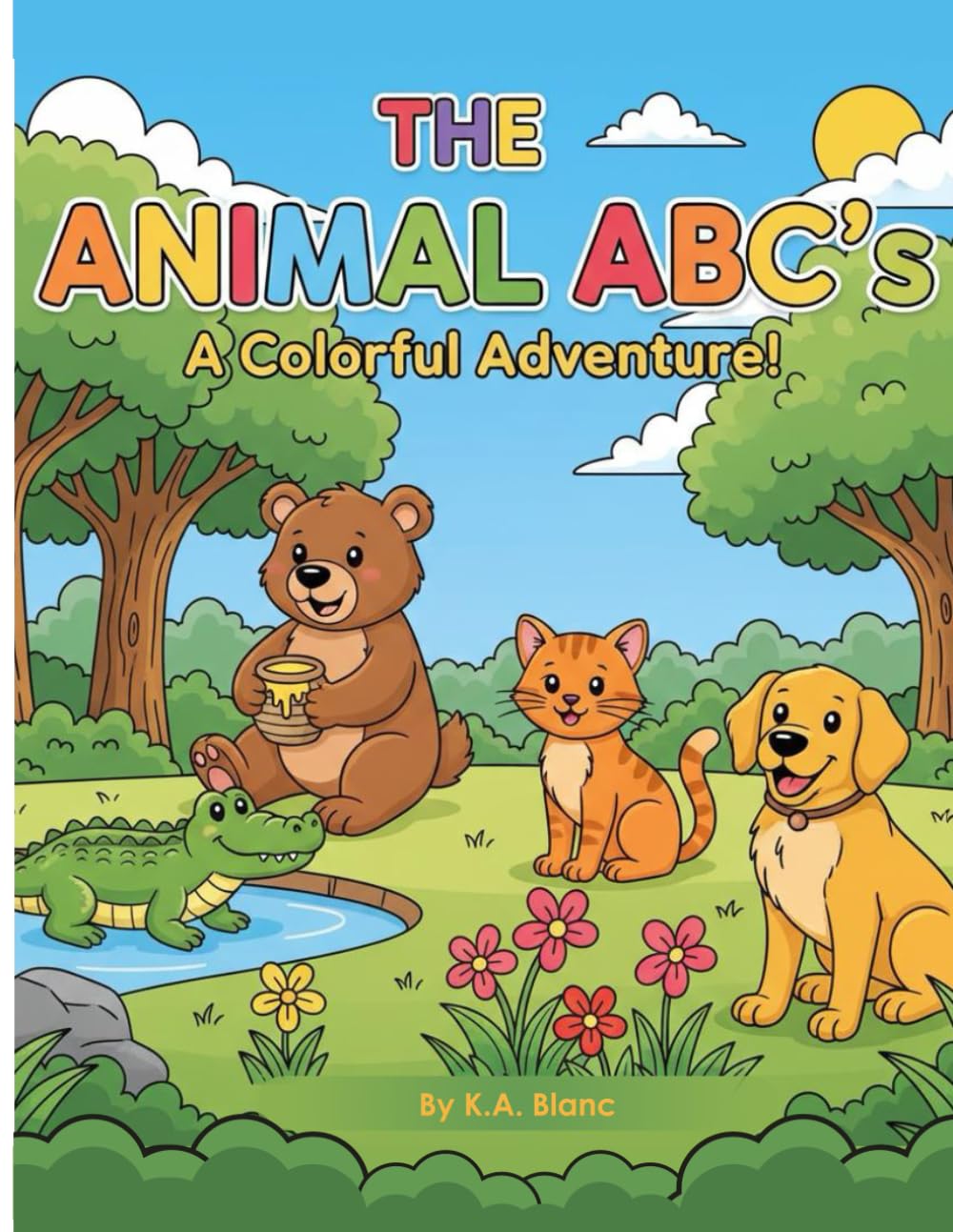 The Animal ABC's: A Colorful Adventure! (Color-to-Learn)