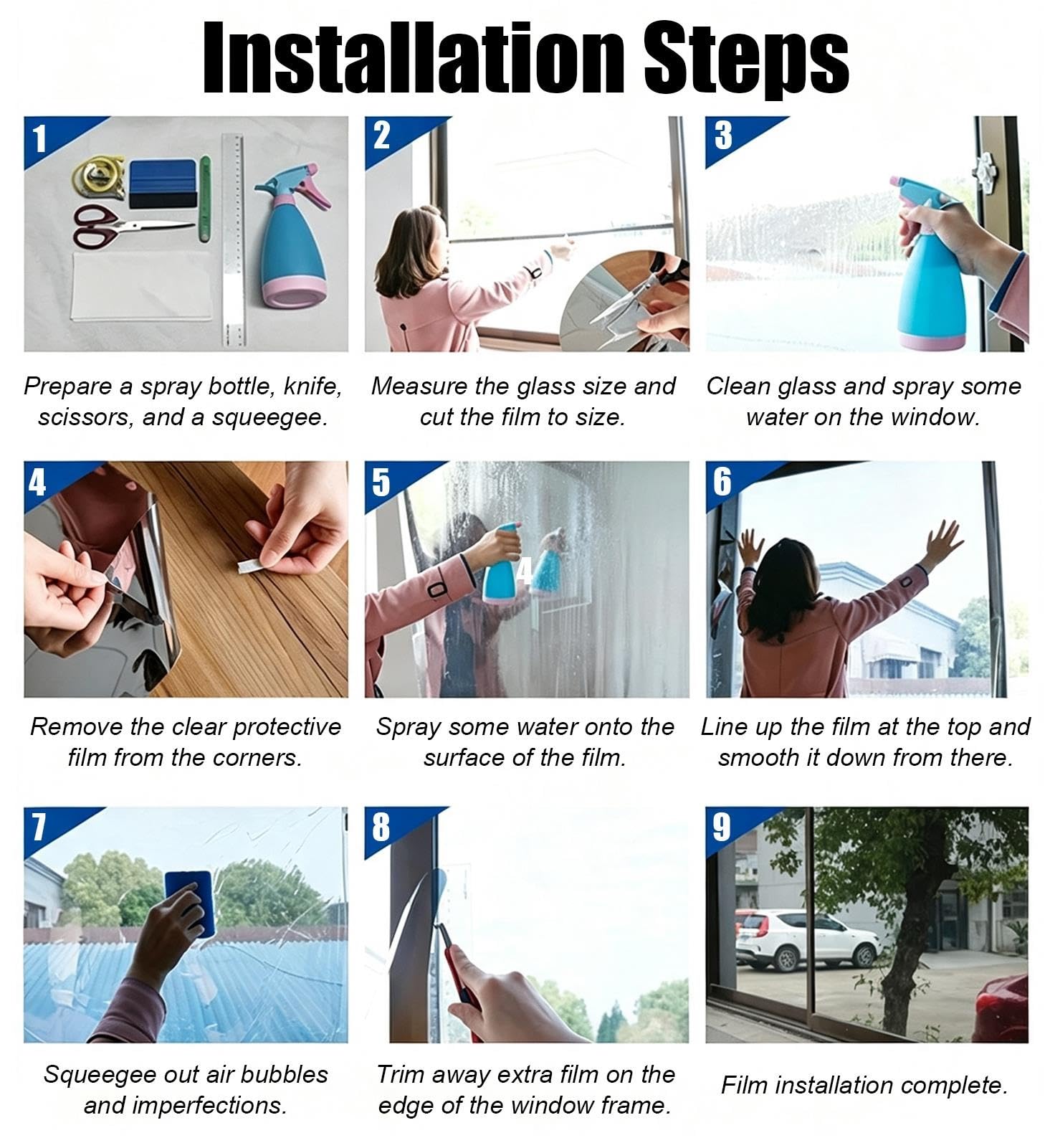 Vinilo Ventana Privacidad Lámina Estrecha para Ventanas, para Privacidad | Lámina de Vidrio con Degradado de Puntos Unidireccional para El Hogar, Adhesivos Esmerilados con Efecto Degradado 30-200 cm