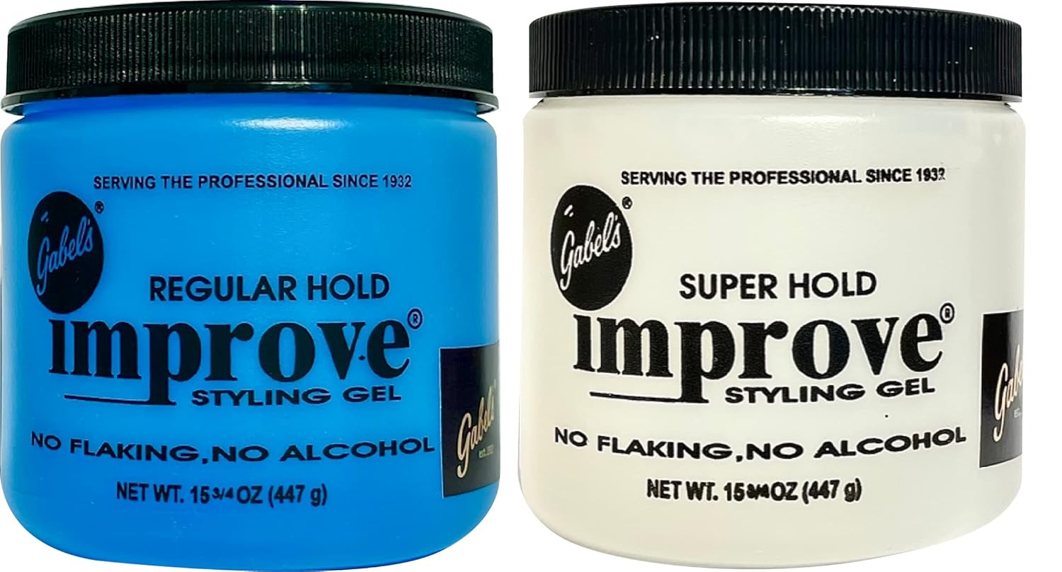 Improve Gabel's Styling Gel (Blue) and (Clear) each 15.75