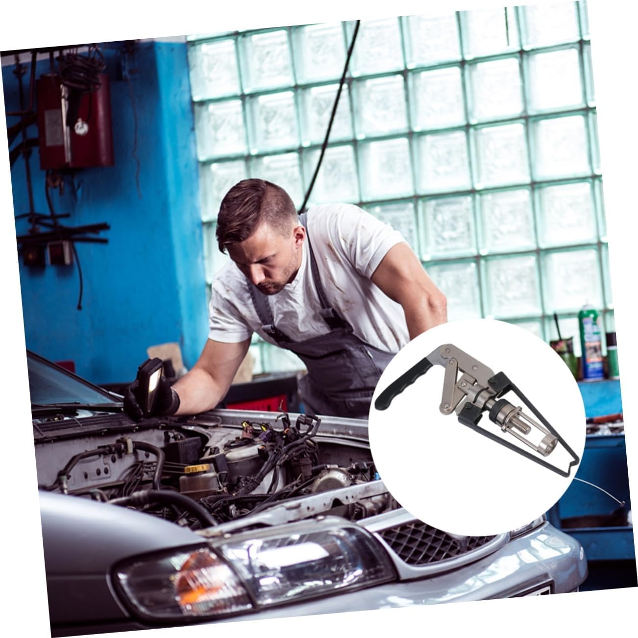 FAVOMOTO Removal Tool Spring Remover Tool Engine Seal Remover Overhead Valve Tool Small Engine Repair Tools Accessories for Automotive Valve Spring Compressor Accessories Oil Seal