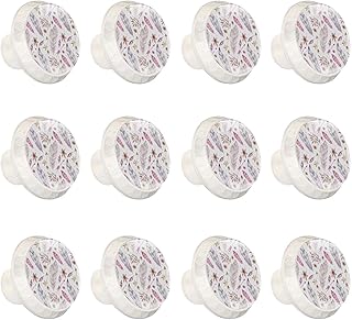 12 plumas de acuarela de estilo bohemio con mango redondo blanco, 12 unidades