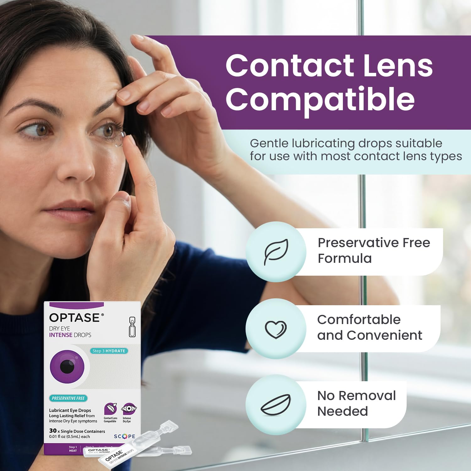 Optase® Dry Eye Intense Drops, 30 Single Dose Vials — Amazon image 5