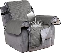 Vista 29 de Turquoize Funda para sofá impermeable para mascotas y niños, protector de muebles con parte trasera antideslizante, lavable a máquina.