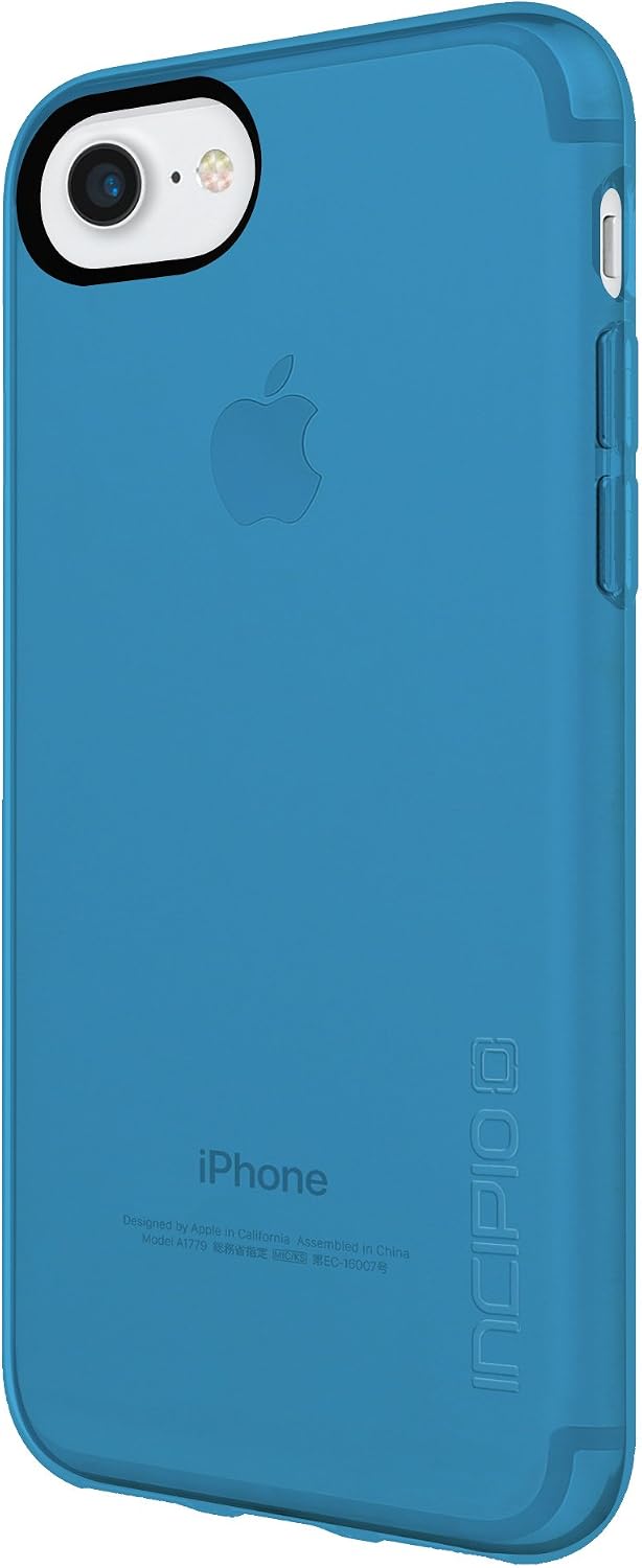 Incipio NGP Pure iPhone 8 & iPhone 7/6/6s Case with Clear, Shock-Absorbing Polymer for iPhone 8 & iPhone 7/6/6s - Cyan