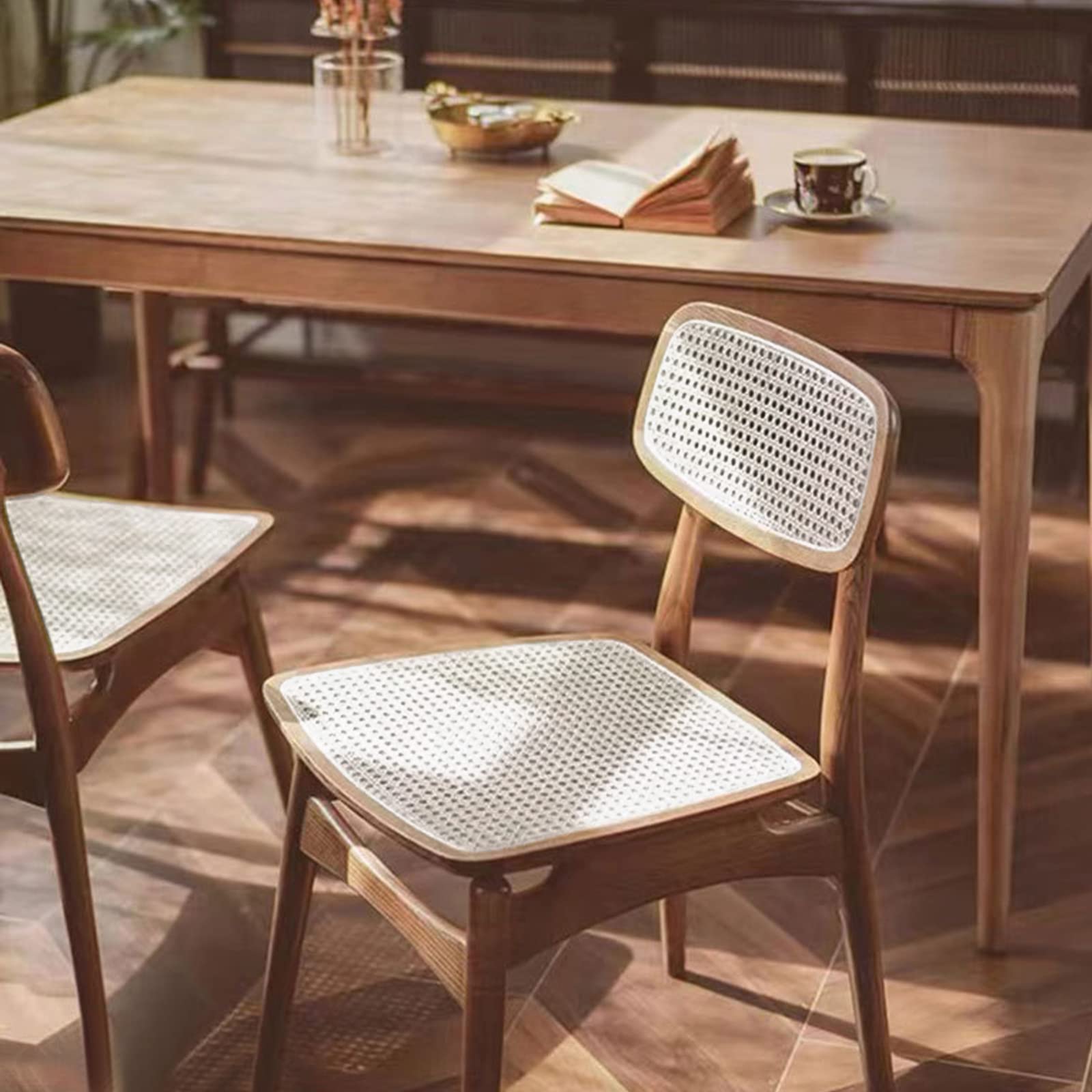 Wiener Geflecht, PE Rattan Gurtband, Breite Rattan Geflecht, Wasserdicht Wabengeflecht, Handgemachtes Rattan Kunsthandwerk für DIY Möbeldekoration , Stuhlgeflecht, Möbelgeflecht (60 x 100cm, Weiß)
