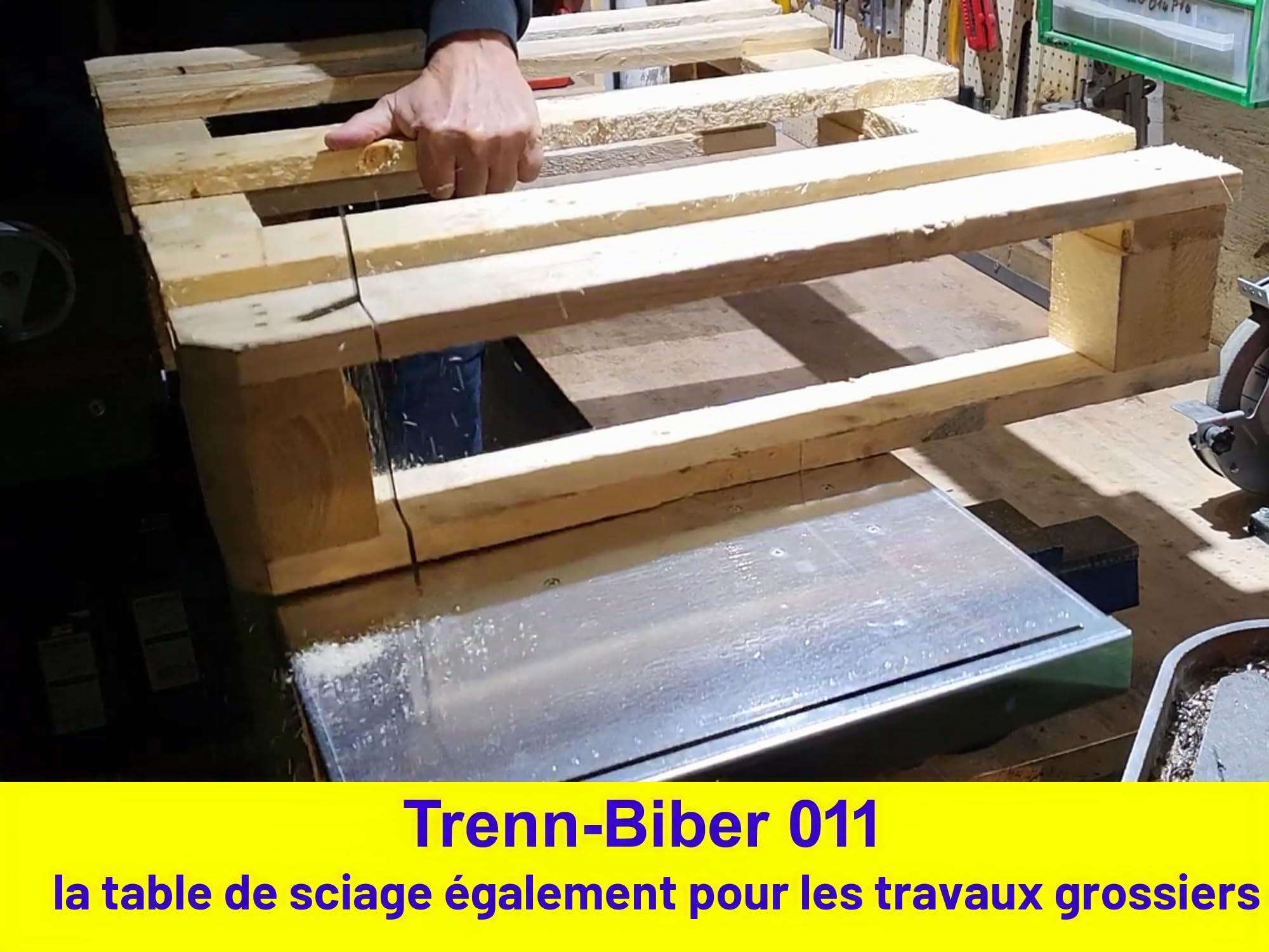 Table de scie sauteuse compatible avec toutes les scies sauteuses, grand modèle 380 mm x 380 mm