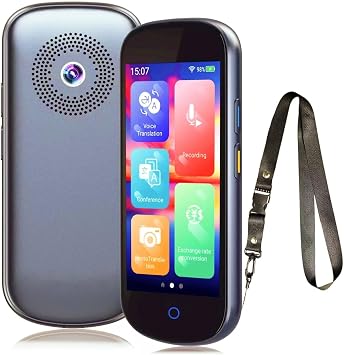 Language Translator Device 2025, No WiFi Needed Two-Way Voice Translation Device in 137 Languages & Accents 4" HD Portable Real Time Online/Offline/Photo/Text Translation for Travel Business