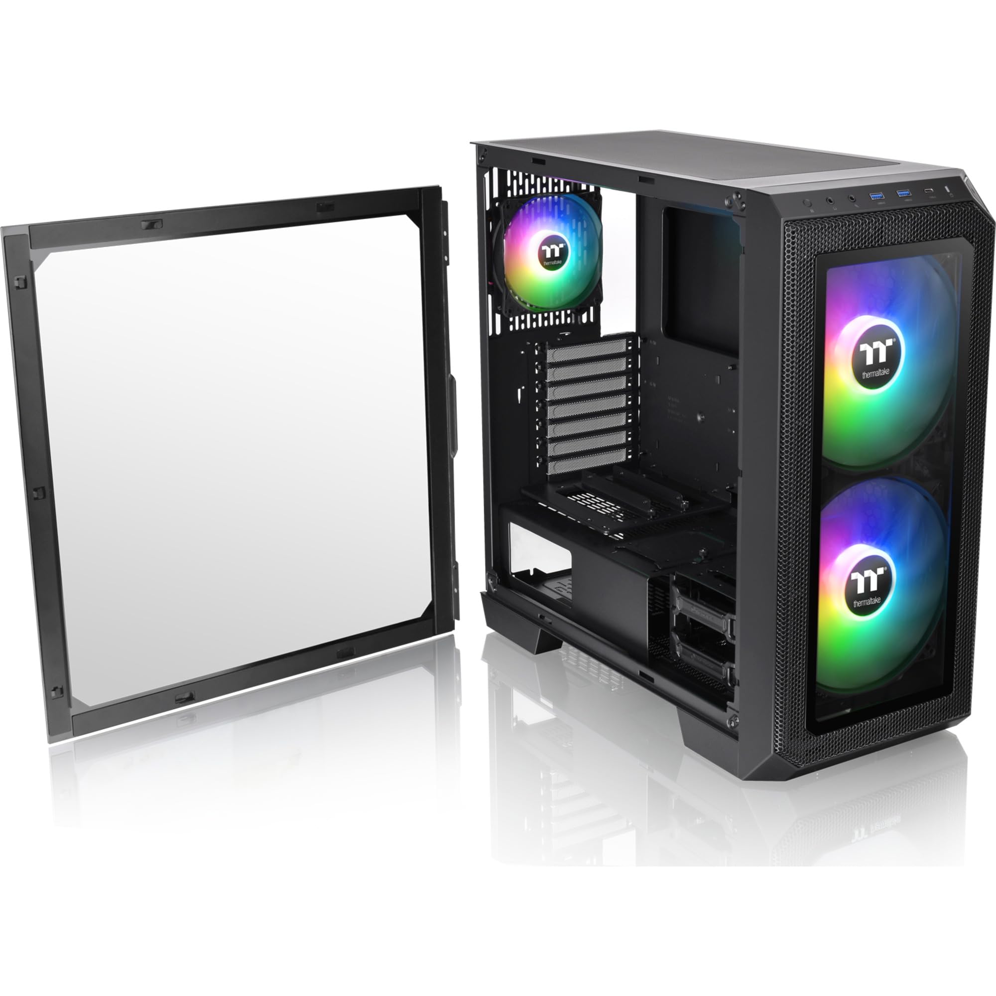 Amazon | Thermaltake View 300 MX -Black- ミドルタワー E-ATX