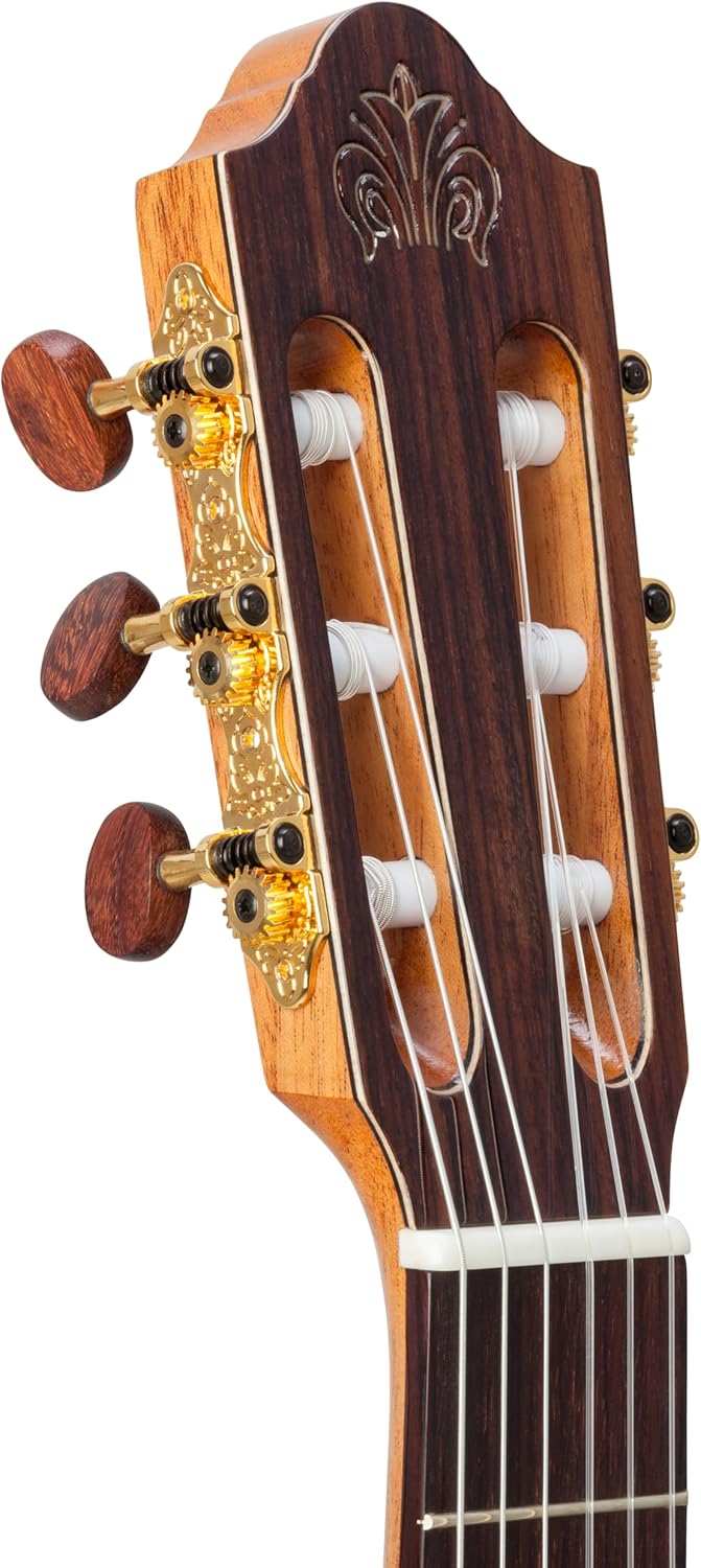 Kremona Fiesta FC – All-Solid Classical Guitar – Handmade in Europe – Deluxe Hardshell Case Included