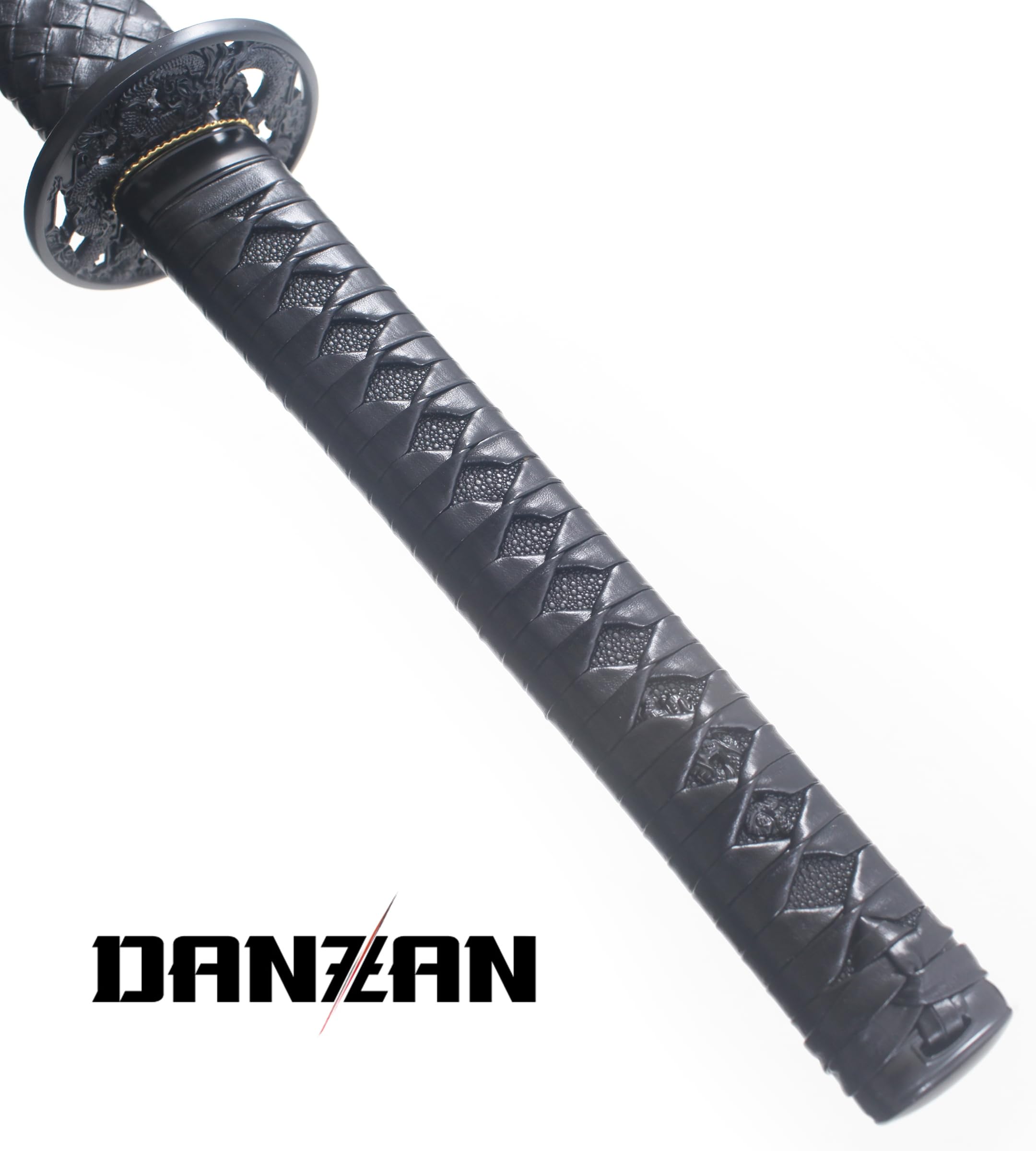 Katana En Bois Danzan - Lame Wenge Noire, Shinobi Ninja 104cm Avec Fourreau, Support Et Housse D'Entraînement