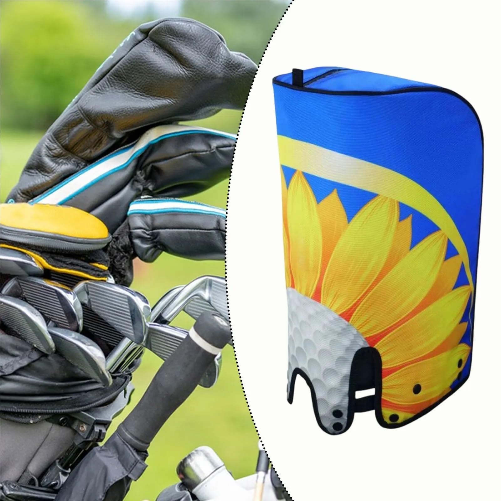 Abdeckung Golfbag Golftasche Abdeckung Reise Regen Staubdicht Club Schutz wasserdichte Kapuze Cape for Outdoor Männer Frauen Zubehör