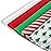 Blisstime Christmas Tissue Paper Gift Wrapping Paper, 120 Sheets, 13.5 X 19.5, White, Red, Green, Red Stripe, Christmas Trees Design
