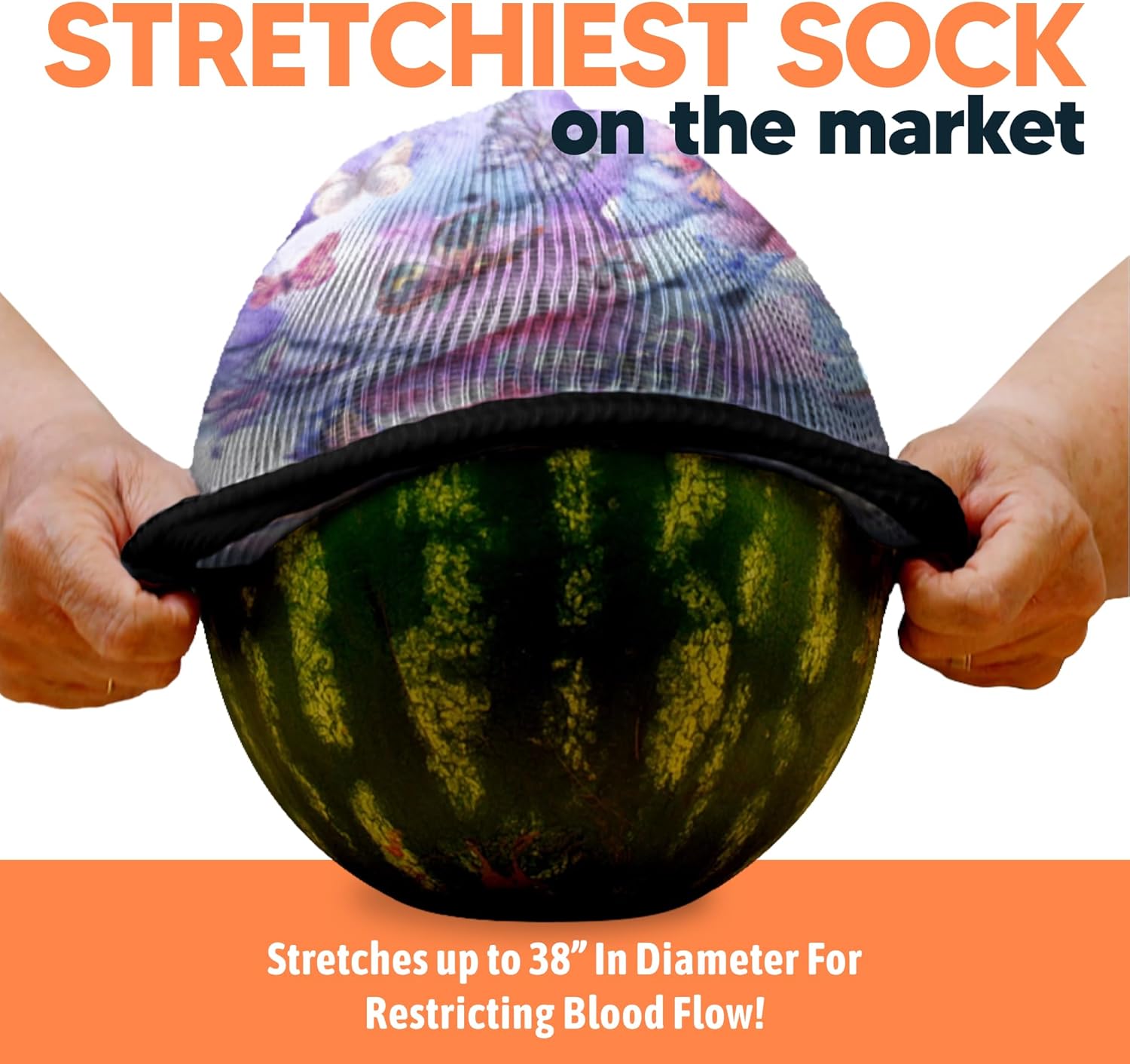 Viasox EasyStretch Diabetic Crew Socks for Men & Women, Non Binding Neuropathy Socks - Image 4