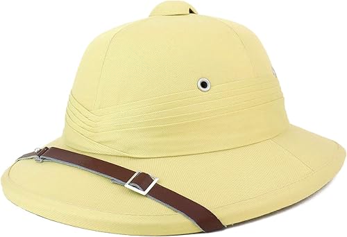 Armycrew Casco de estilo indio 100% auténtico Safari Pith Sombrero