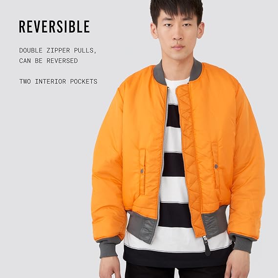 Alpha Industries MA-1 Bomber Flight Jacket - Fighter Pilot Flight Jacket