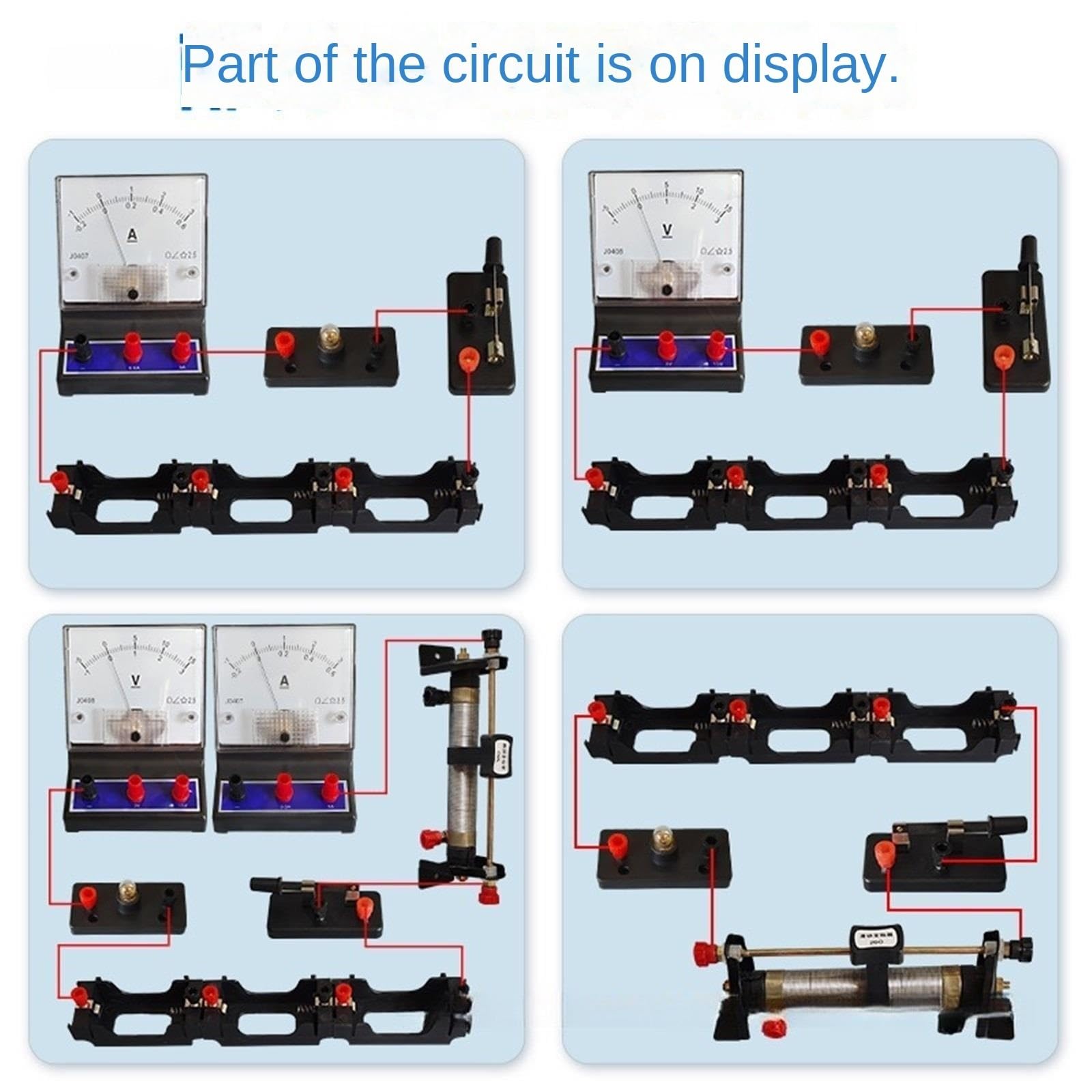 Physikalisches Schaltungsexperiment Experimentierkasten for Physikalische Schaltkreise, Ausrüstung for Die Schülermontage, Wissenschaftsbausatz Lernwerkzeuge