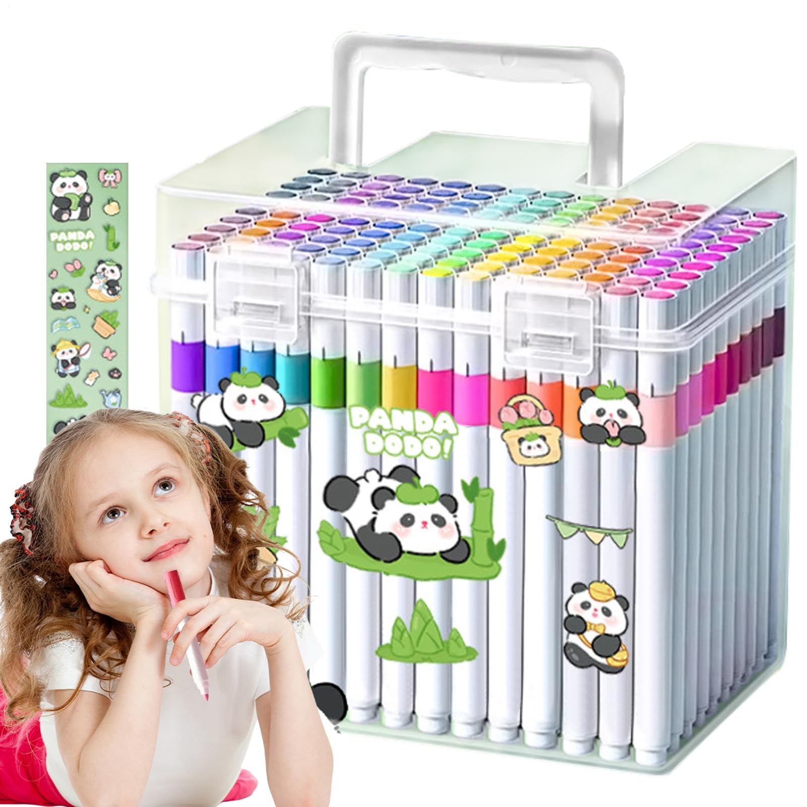 Kinder Malstifte Langlebiges Malstift-Set Für Kinder | Wasserdichte Schmutzfeste Malfarbe Stifte für Schule Kindergarten Reisebedarf Ostergeschenke