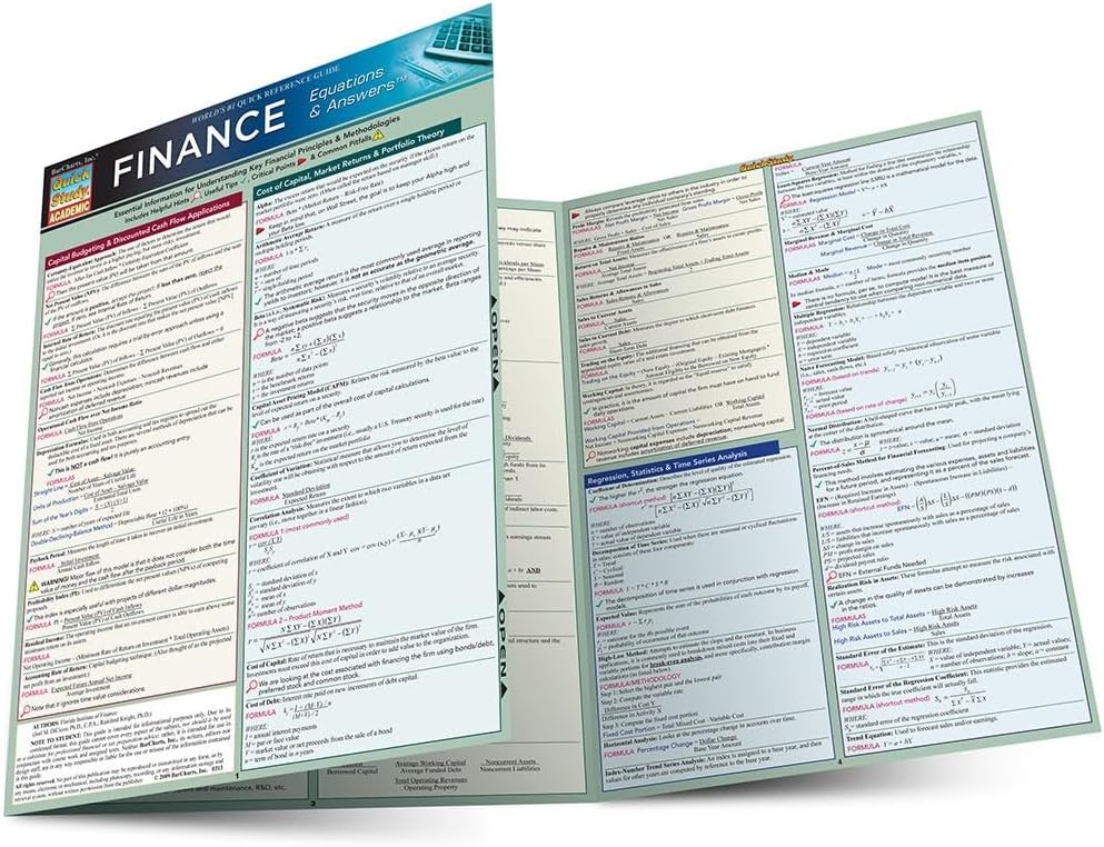 Finance Equations & Answers