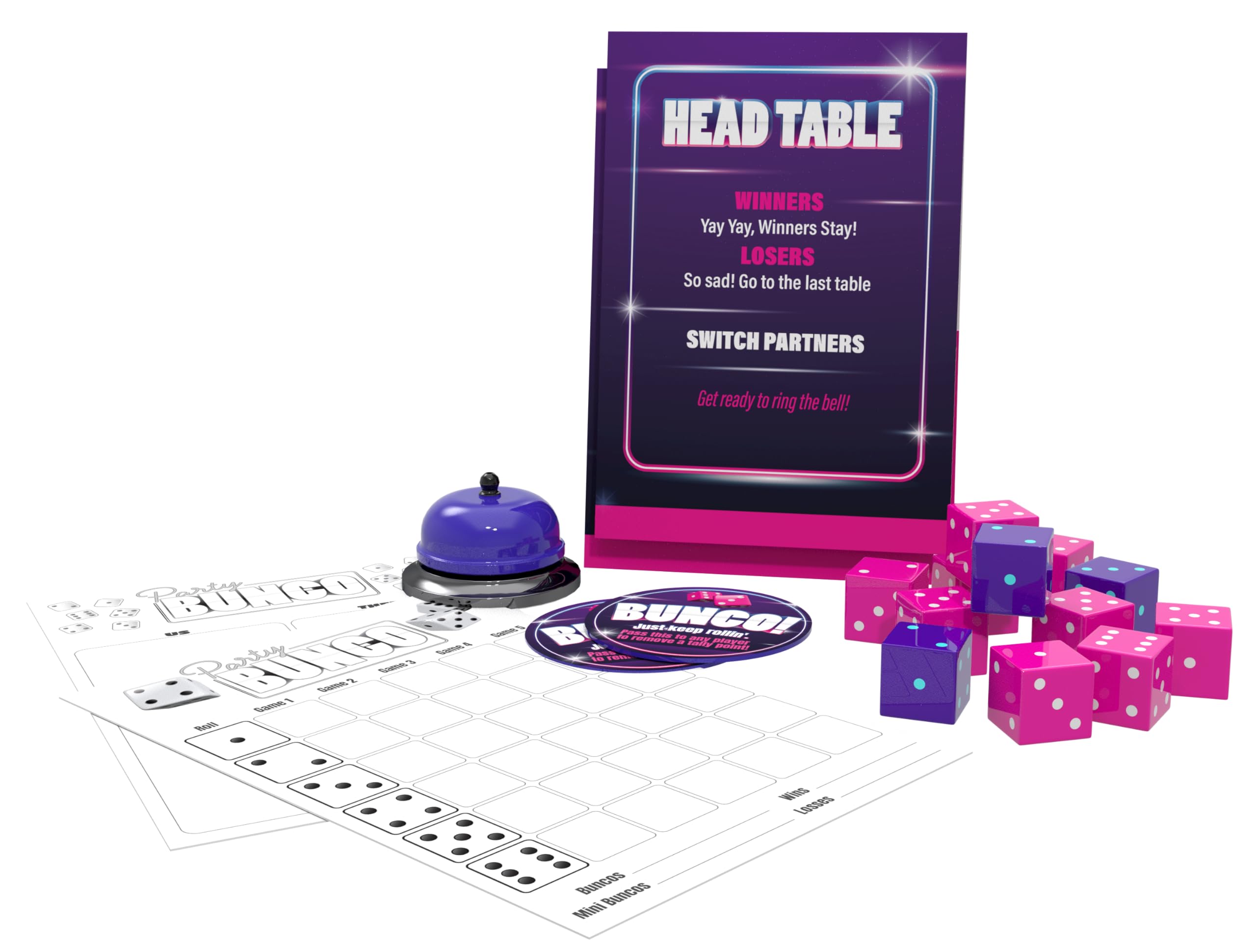 Goliath Endless Games Bunco Dice Party Game - Classic Fast-Paced Game for 2-16 Players | Ages 14+ | Includes Dice, Score Pad, and Accessories - Image 4