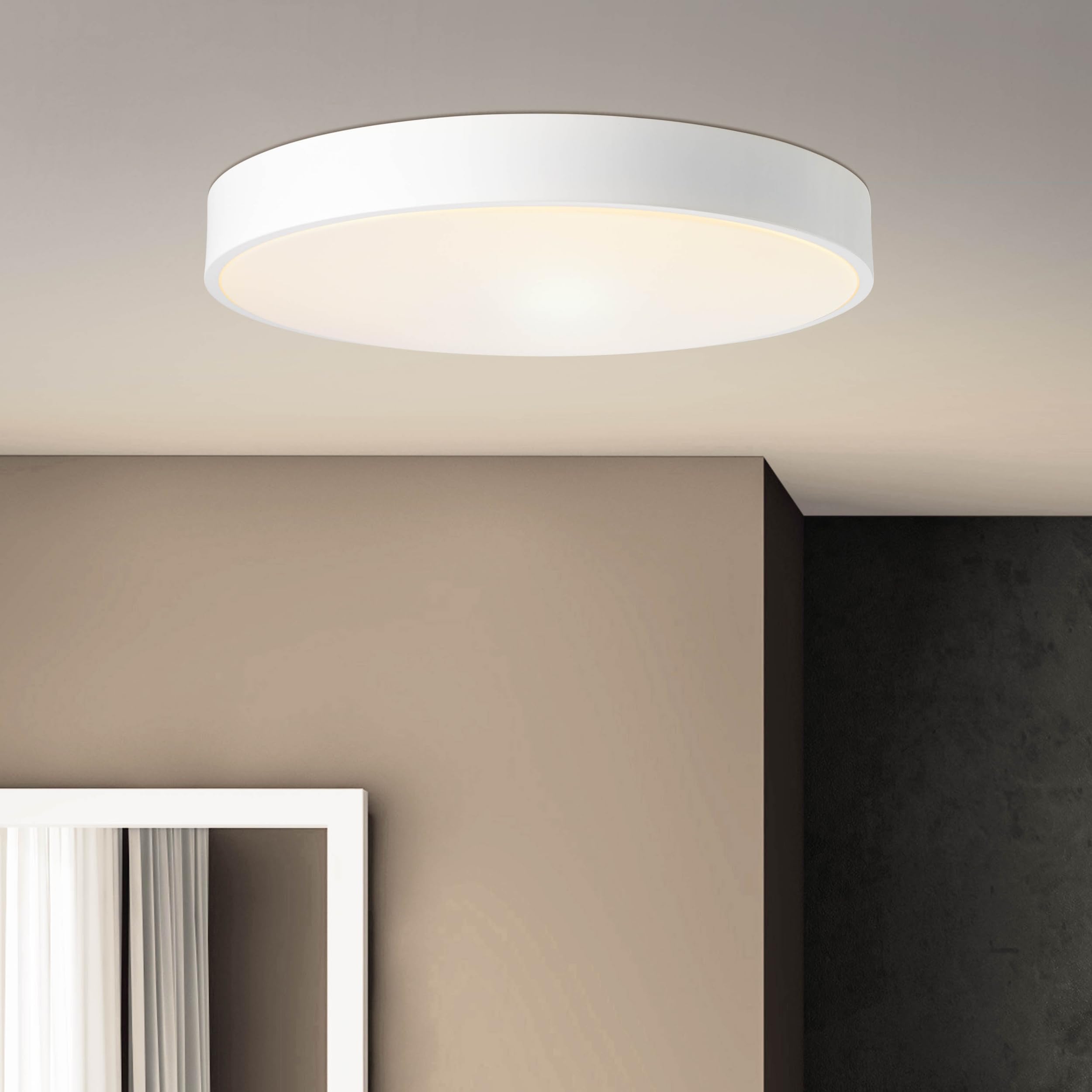 Lightbox LED Wand- & Deckenlampe | Ø 50 cm | Deckenleuchte mit CCT (3000 -