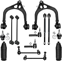 Vista 13 de Detroit Axle - Kit de suspensión frontal de 15 piezas para Jeep Grand Cherokee 99-04 1999 2000 2001 2002 2003 2004, brazos de control superior e