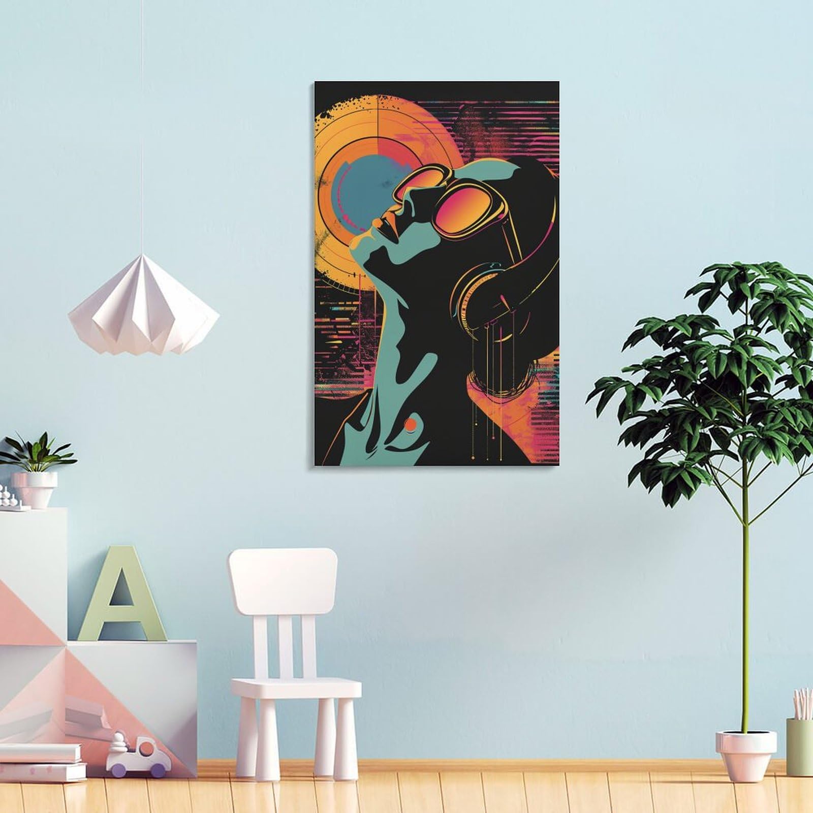 Kunst Modern Poster-Konzert Bilder Wandkunst Deko, Wanddeko Wand Wohnzimmer Wanddekoration Deko20x30inch(50x75cm)