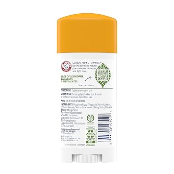 Arm & Hammer Essentials Deodorant with Natural Deodorizers, Unscented - Buy Packs and SAVE (Pack of 2)