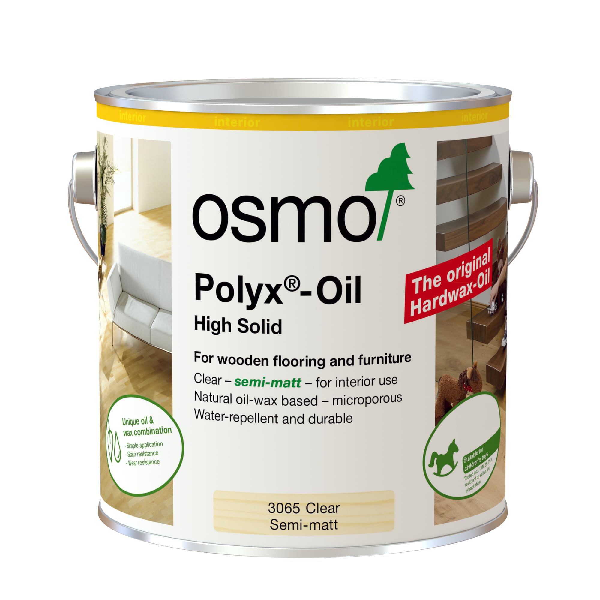 Osmo Polyx Oil 2.5L - Semi-Matt 3065