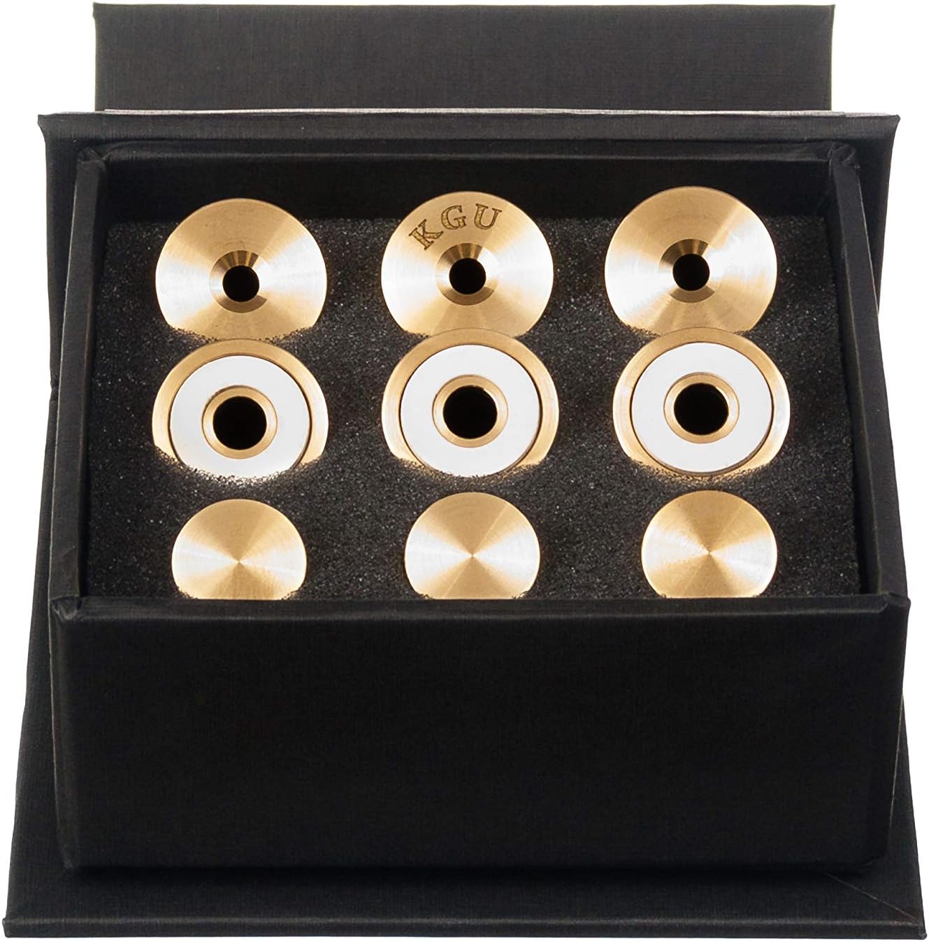 Trumpet Trim Kit for improving the sound. for all Yamaha & Stomvi Trumpet. Custom made KGUBrass (LIGHT, Raw Brass)