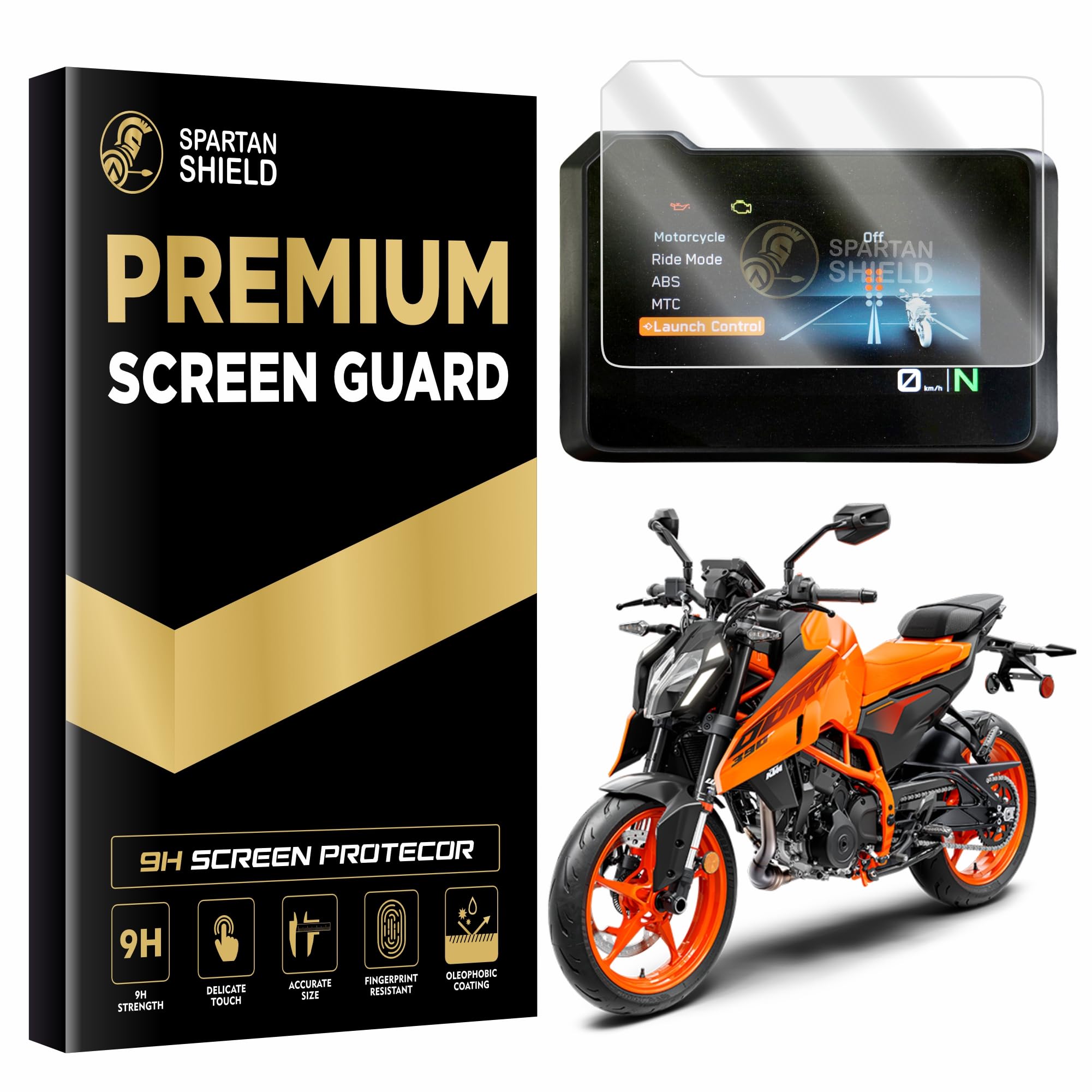SPARTAN SHIELD Screen Guard For 2023 KTM DUKE 390 Facelift Bike 5 Inch TFT Instrument Cluster | Scratch Resistant | Digital Meter Accessory | 9H Display Protector For Duke390 2024 [Not Tempered Glass] (B0CQZ5D6YJ) Amazon Price History, Amazon Price Tracker