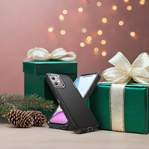 Miniatura 3 de Funda protectora para iPhone 11 de 6.1 pulgadas, resistente a prueba de caídas híbrida, resistente, a prueba de golpes, ajuste delgado, para iPhone