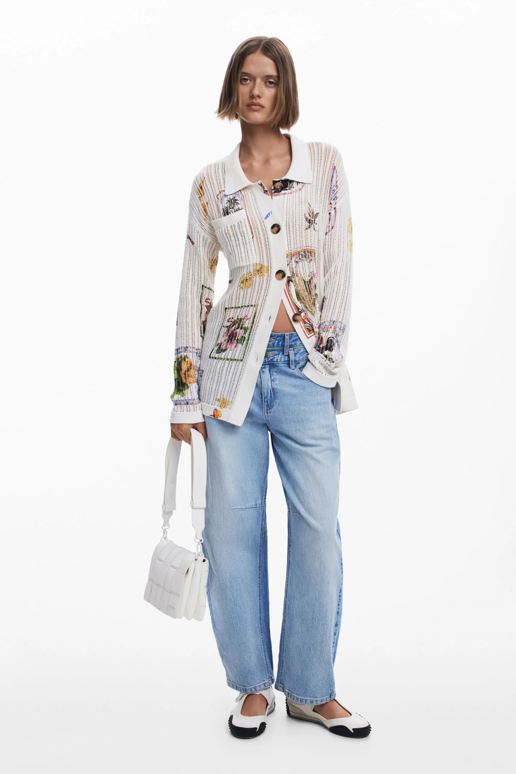 Desigual 25swjf35 Sweatshirt Donna (Pacco da 1)