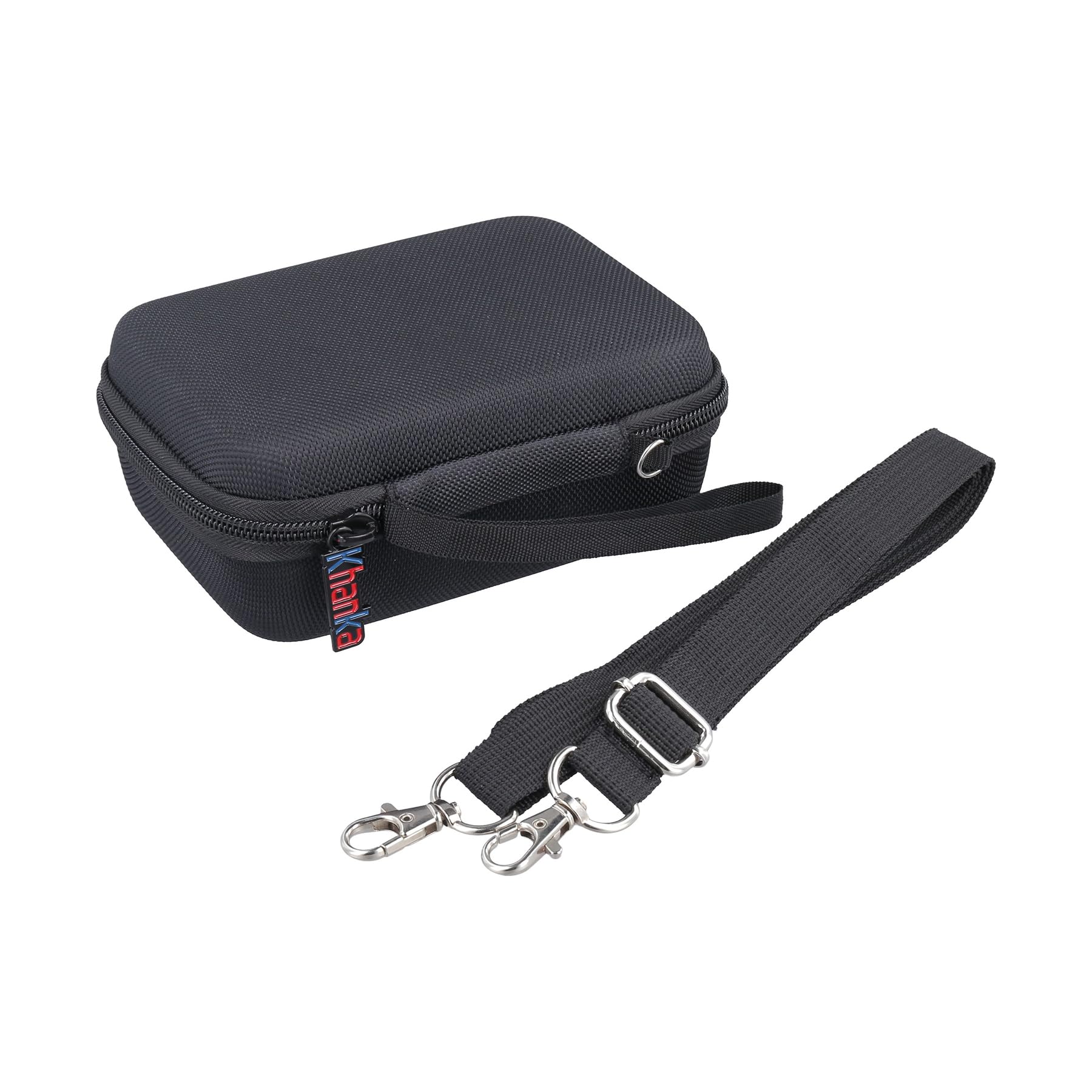 KODAK Mini Shot 2 ERA/Mini Shot 2 Retro Instant Camera and Photo Printer/Mini 2 ERA Photo Printer Hard Travel Protective Carrying Case with Shoulder Strap by Khanka,Case Only,Black