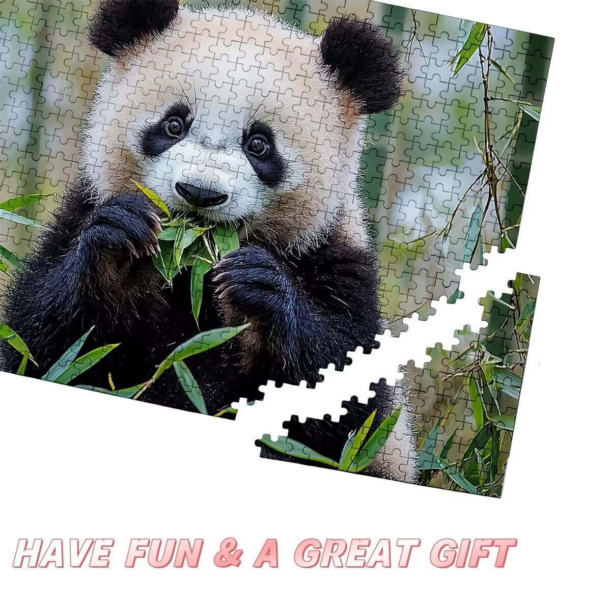 Puzzle 4000 Pezzi Animale, Puzzle Panda per Adulti, Puzzles in Legno Intrattenimento Creativo, Divertimento, Puzzles Educativi Classici con Confezione di Alta Qualità Idea Regalo Donna Decor -2822