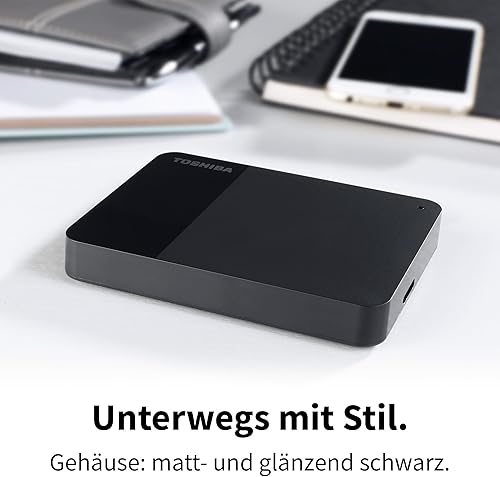 Miniatura 5 de Toshiba Canvio Ready - Disco duro externo portátil de 2.5 pulgadas con USB 3.2 Gen 1 SuperSpeed, compatible con Microsoft Windows 7, 8 y 10, negro