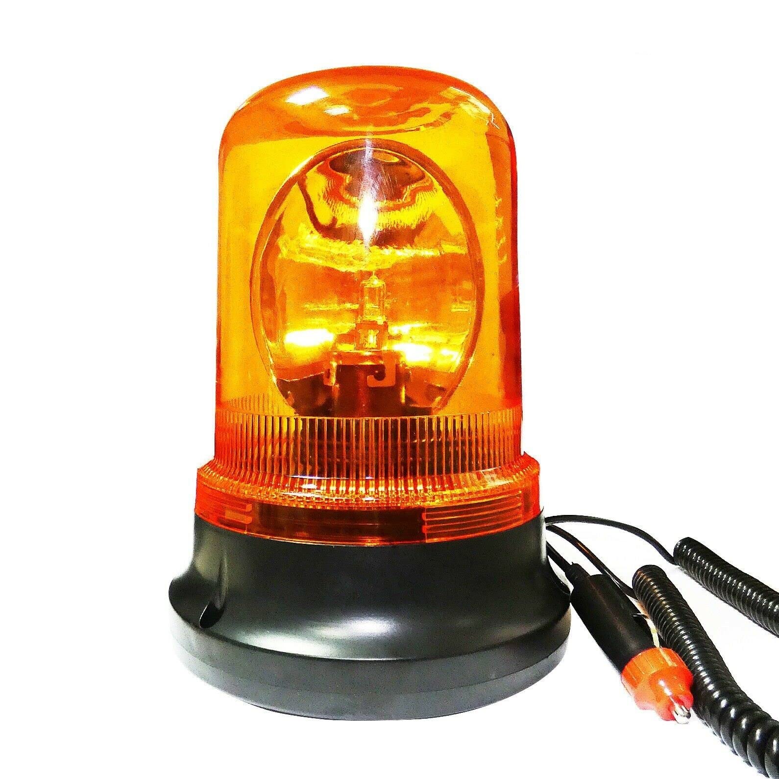 J/J Lampeggiante Segnalatore Emergenza Rotante Calamita Magnetico Auto Trattore 12V